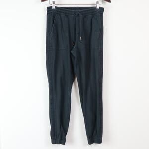 Athleta Size 2 Farallon Jogger Lightweight Pants Organice Cotton Black